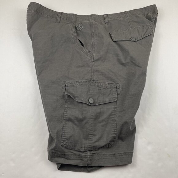 Rocawear Cargo Shorts Men’s 50B Ripstop Lightweight Hiking Camping Pockets Gray - Picture 9 of 10